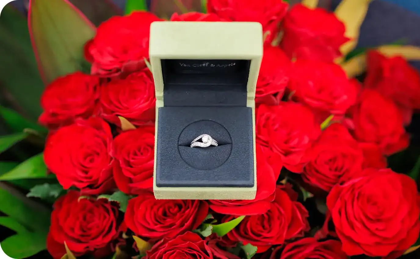 婚約指輪の写真