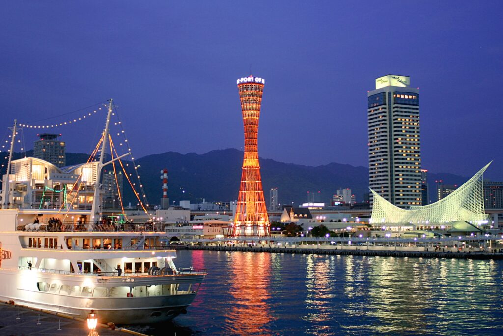 神戸ハーバーランドの夜景