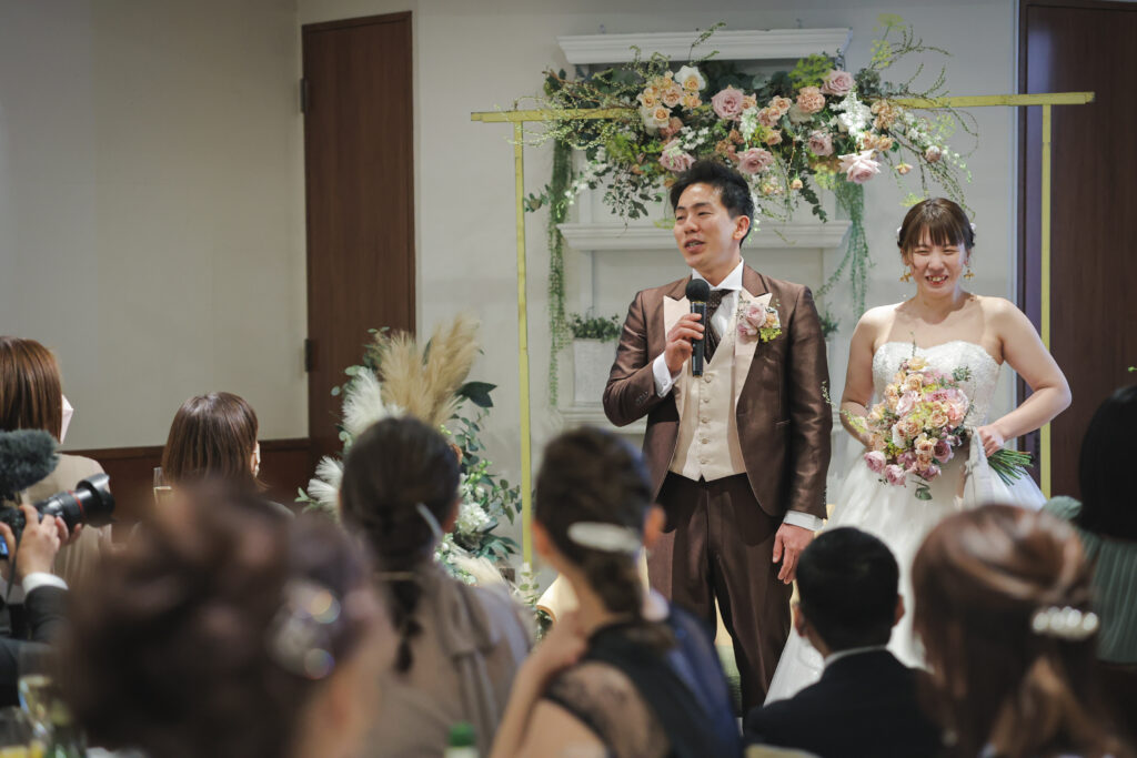 トータルプロデュースされた結婚式の様子