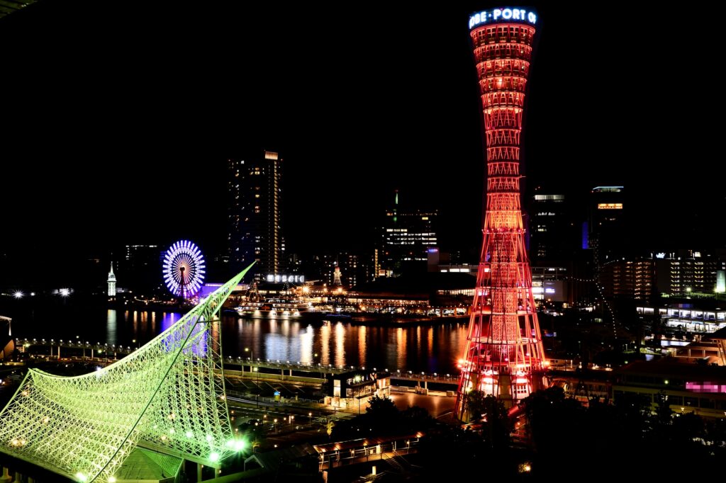 プロポーズを行った神戸の夜景