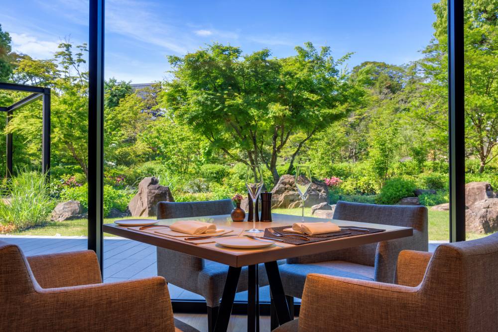 ホテルオークラ京都 岡崎別邸の内観