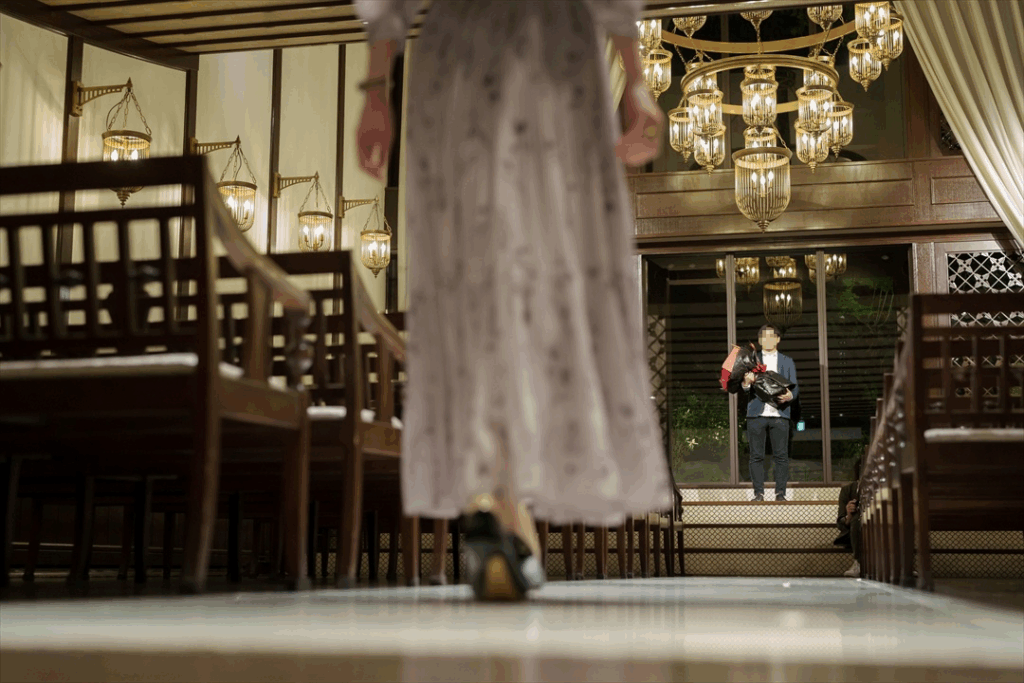 プロポーズプランナーによる、ソウドウでのプロポーズの様子