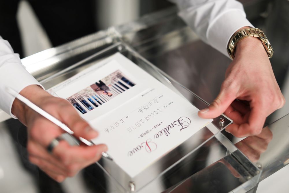 プロポーズプランナーが用意したプロポーズ証明書