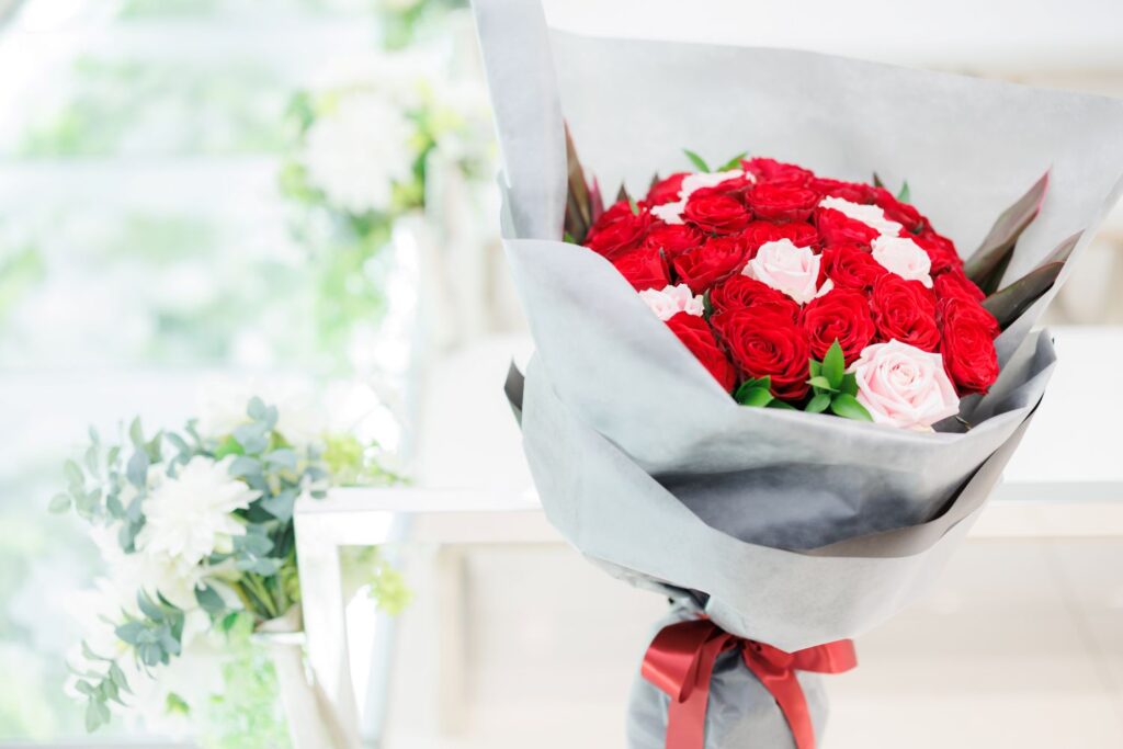 プロポーズプランナーが用意した花束